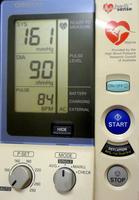 A professional blood pressure monitor.