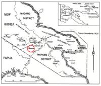 Eastern PNG map