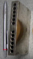 Paediatric suppository mould.