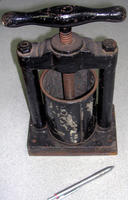 Tincture press.
