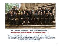 1927 Solvay Conference.