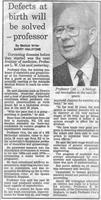 A news article about his prediction, from "The Advertiser".