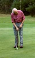 John Maddern putting.