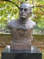 A bust of Mawson, North Tce, Adelaide.