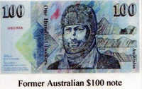 $100 note.