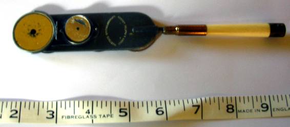 Front view of the opthalmoscope.