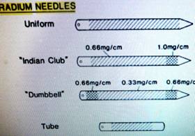 radium needles